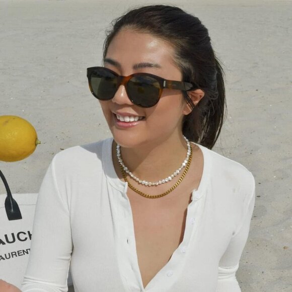 14K Gold Plated Dainty Choker Necklace for Women & Girls | Snake, Cuban Link, Pa - Picture 2 of 7